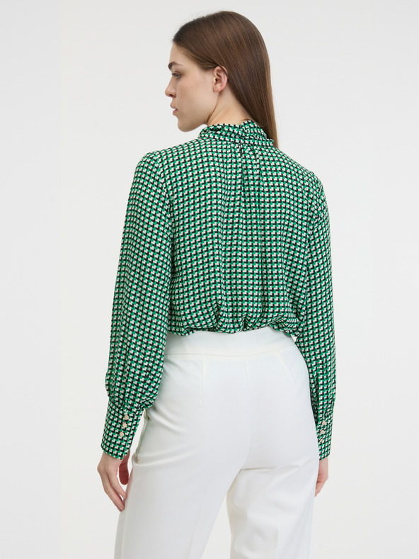 Orsay Zelena ženska vzorčasta bluza ORSAY