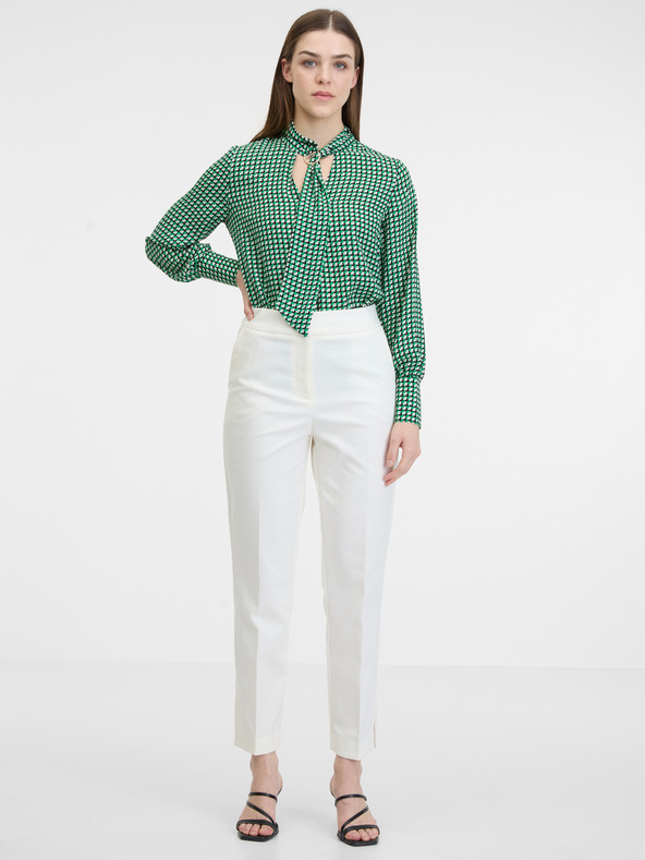 Orsay Zelena ženska vzorčasta bluza ORSAY