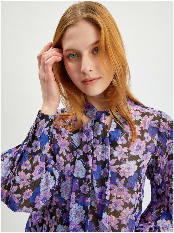 Orsay ORSAY vijolična ženska cvetlična bluza