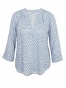 Orsay Svetlo modra ženska vzorčasta bluza ORSAY