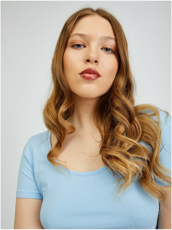 Orsay Svetlo modra ženska basic majica ORSAY