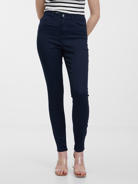 Orsay Temno modre ženske hlače ORSAY