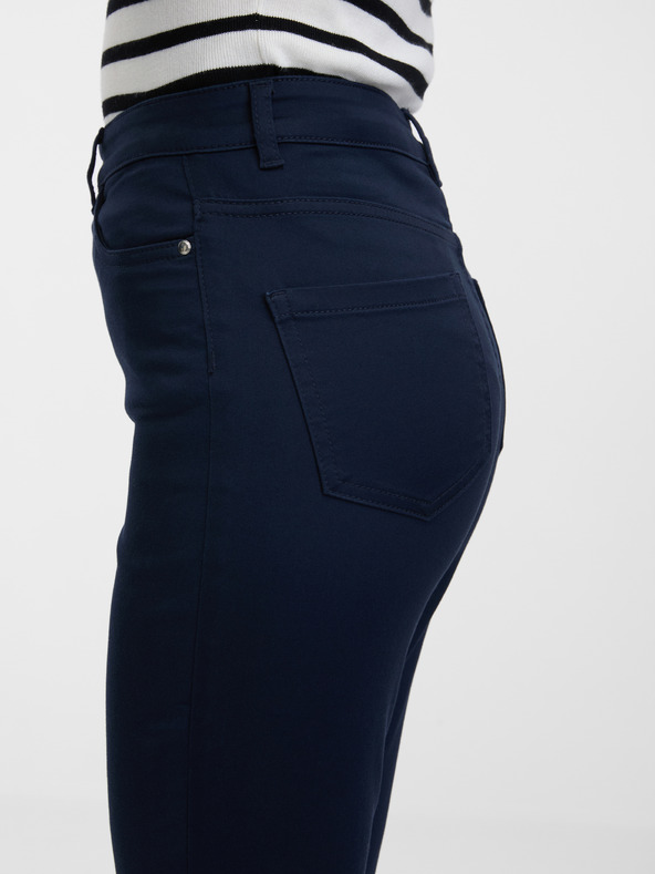 Orsay Temno modre ženske hlače ORSAY