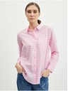 Orsay Svetlo rožnata ženska karirasta srajca ORSAY