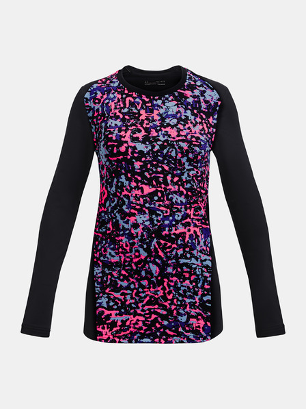 Under Armour Dekliška majica Under Armour ColdGear Novelty LS Crew-BLK