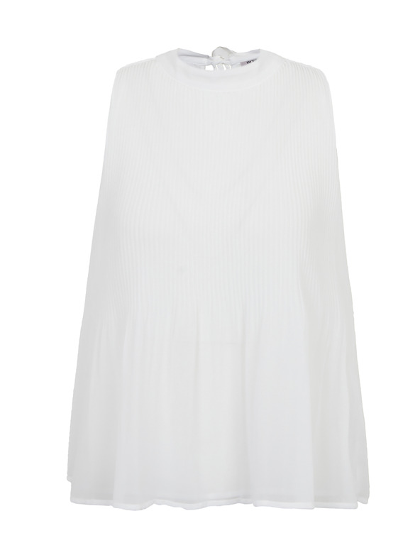 Orsay Bela ženska plisirana bluza ORSAY