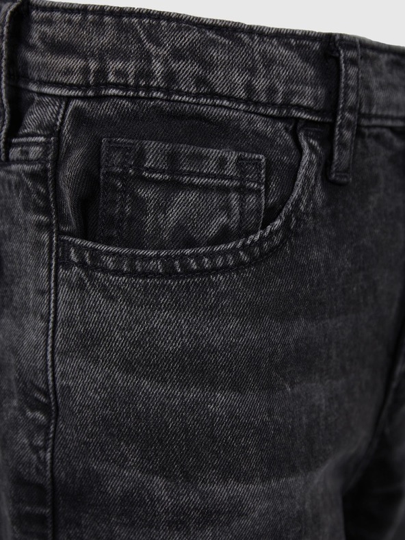 GAP Otroške mom kavbojke črne GAP