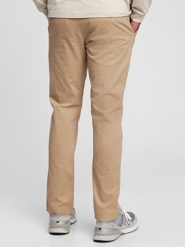 GAP Khaki slim fit hlače GapFlex GAP