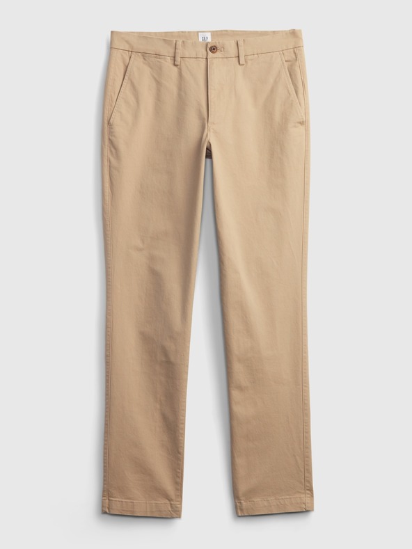 GAP Khaki slim fit hlače GapFlex GAP