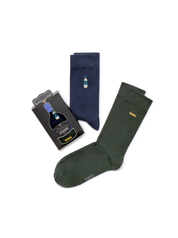 Celio Božično pakiranje nogavic Sekt