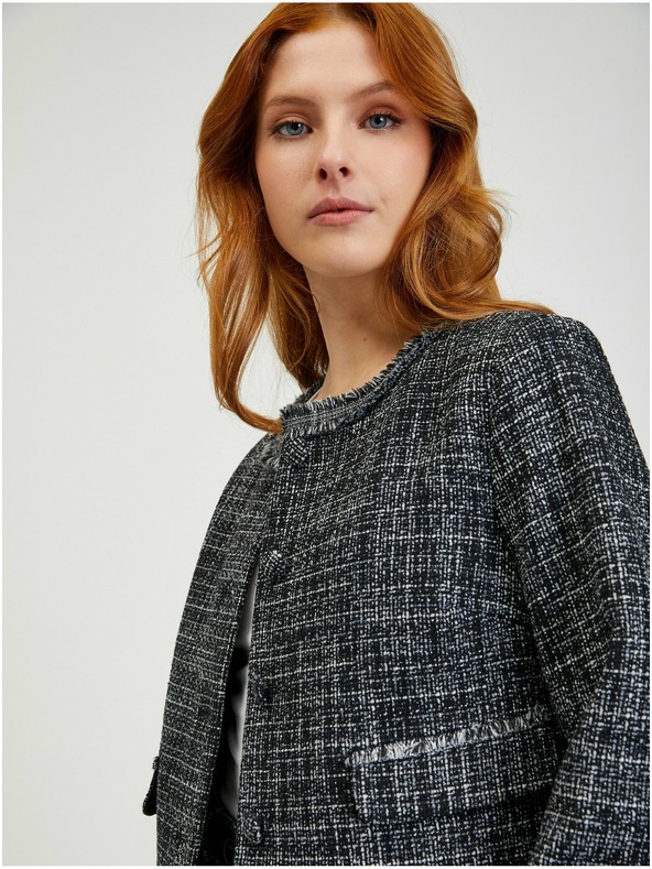 Orsay Siv ženski tvidast suknjič ORSAY