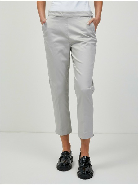 Orsay Svetlo sive skrajšane hlače ORSAY