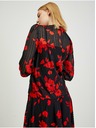Orsay Rdeče-črna ženska cvetlična bluza ORSAY