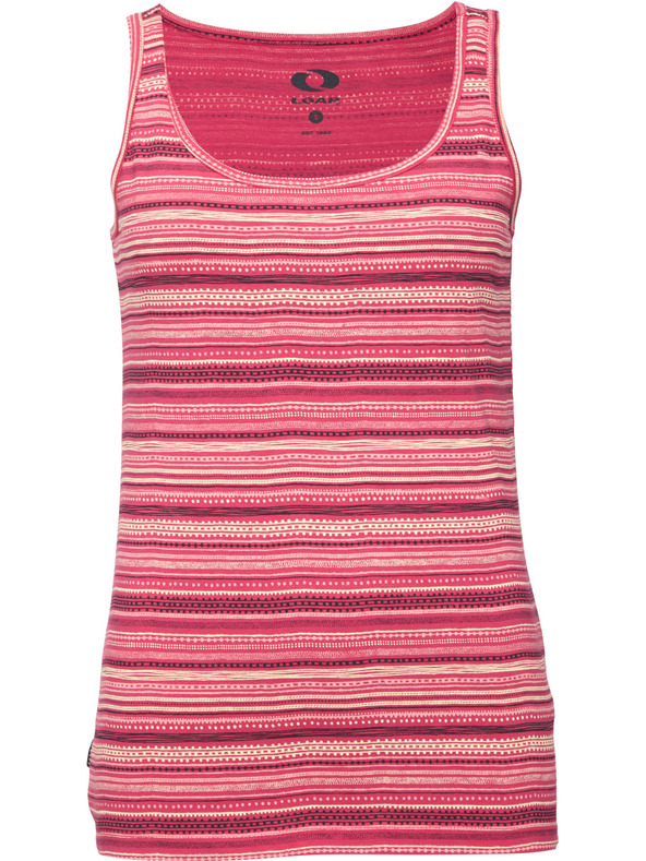 Loap Rožnata ženska črtasta majica LOAP Batlera