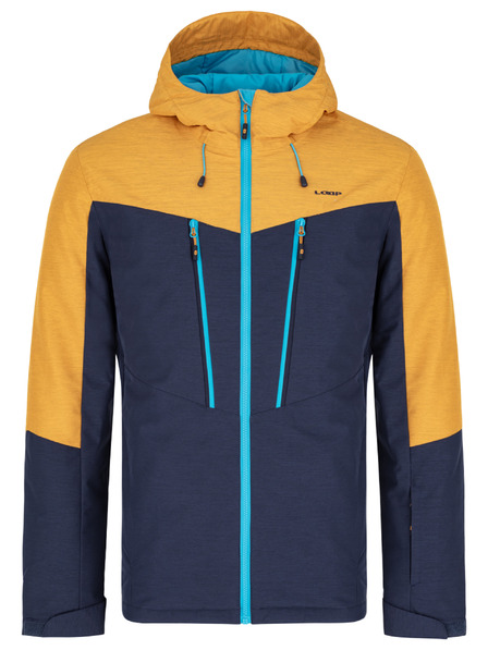 Loap Modro-rumena moška smučarska jakna LOAP Lawrence