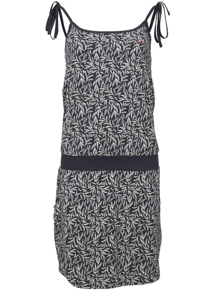 Loap Črna ženska vzorčasta obleka LOAP BAELA