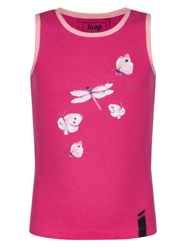 Loap Temno roza dekliška majica LOAP BESLANA