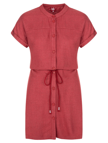 Loap Rdeča ženska poletna obleka LOAP NELLA