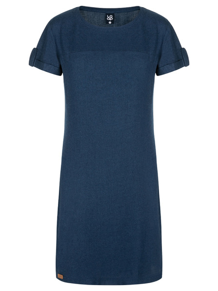 Loap Temno modra ženska obleka LOAP Nebraska