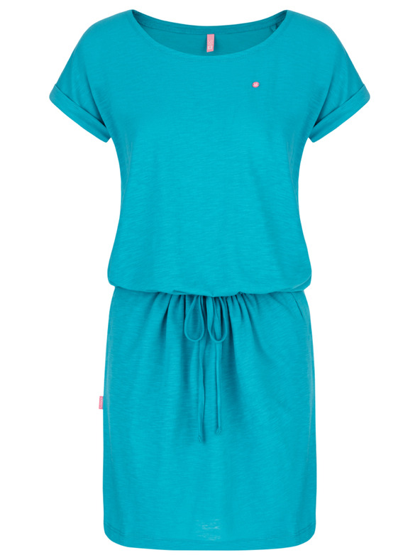 Loap Modra ženska obleka LOAP Bladana