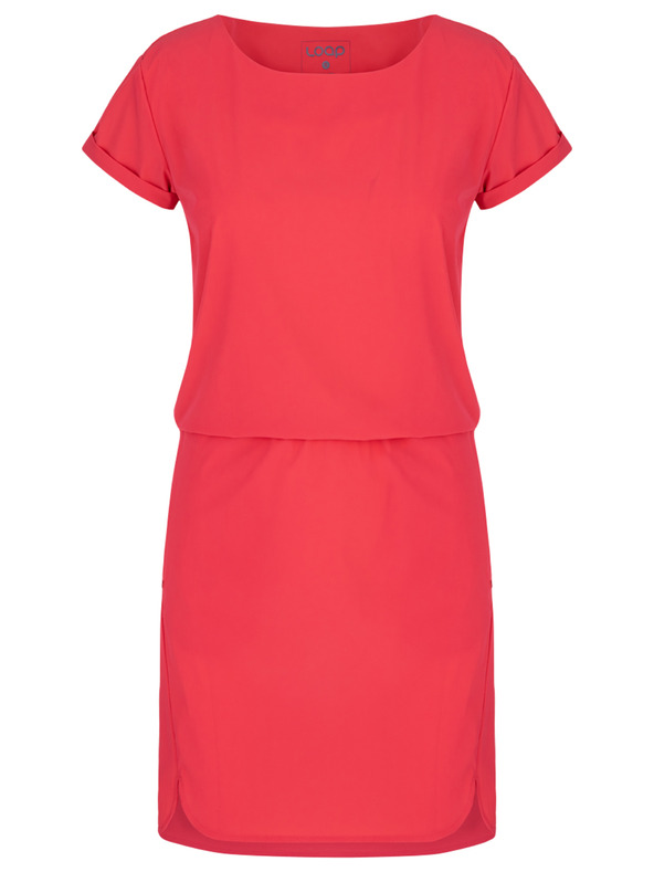 Loap Temno roza ženska poletna obleka LOAP UBULINA