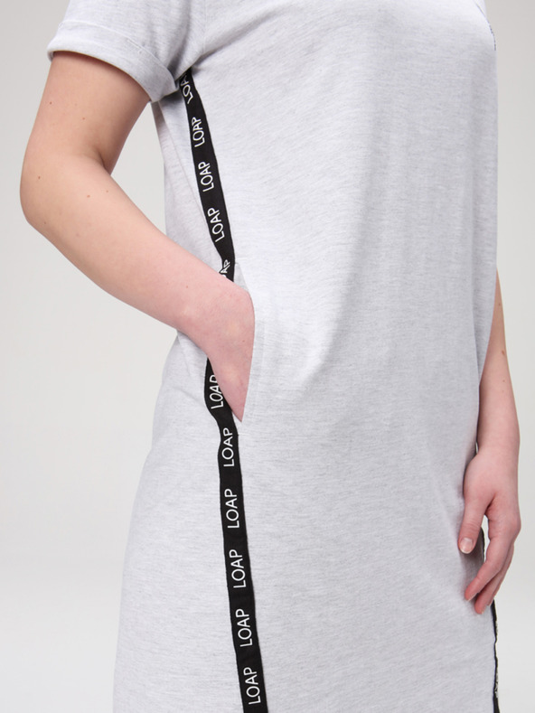 Loap Siva ženska obleka LOAP Ewelina