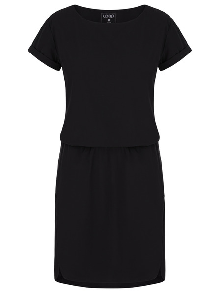 Loap Črna ženska obleka LOAP Ubulina