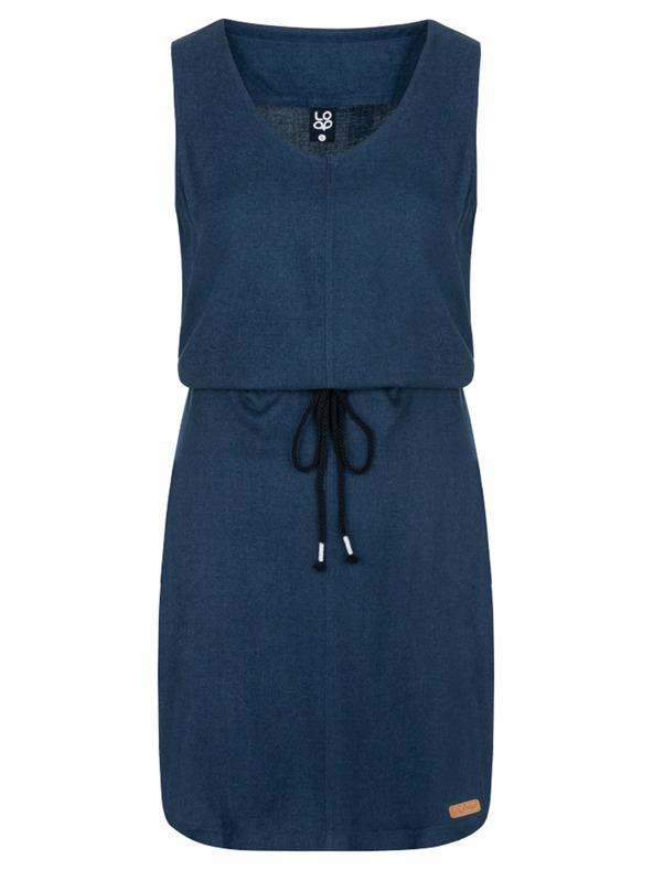 Loap Temno modra ženska obleka LOAP Necla