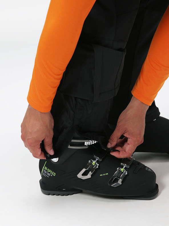 Loap Črne moške smučarske softshell hlače LOAP Lupnar