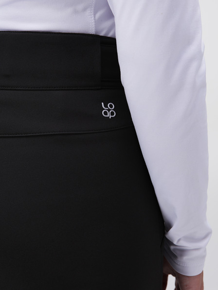 Loap Črne ženske softshell smučarske hlače LOAP Lupgula