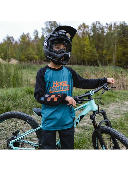 Horsefeathers Otroški kolesarski dres Spike petrolej HORSEFEATHERS