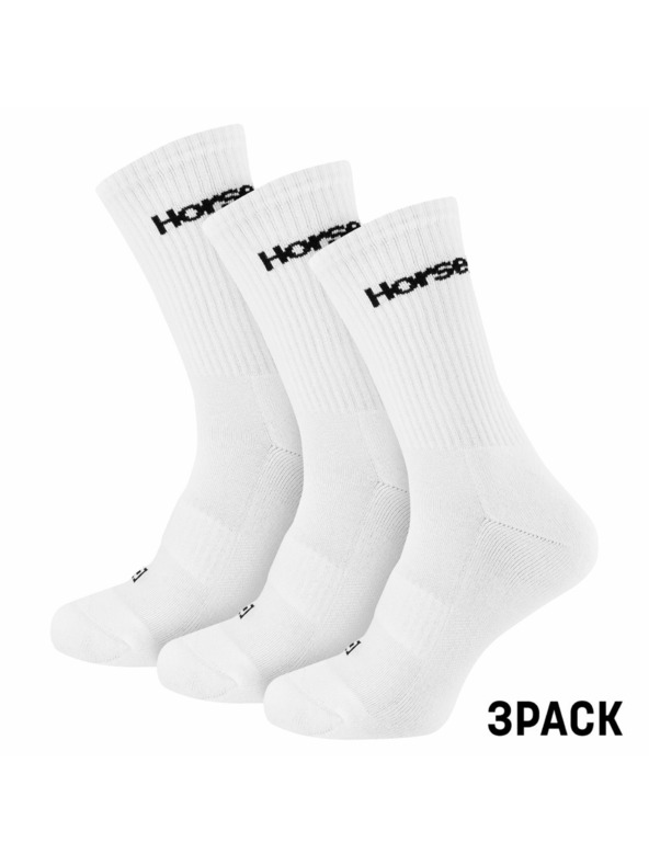 Horsefeathers Delete Premium Wmns 3Pack nogavice - bele velikost 8 - 10 HORSEFEATHERS