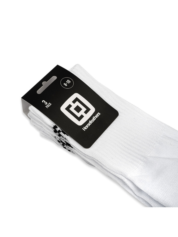 Horsefeathers Delete Premium Wmns 3Pack nogavice - bele velikost 8 - 10 HORSEFEATHERS