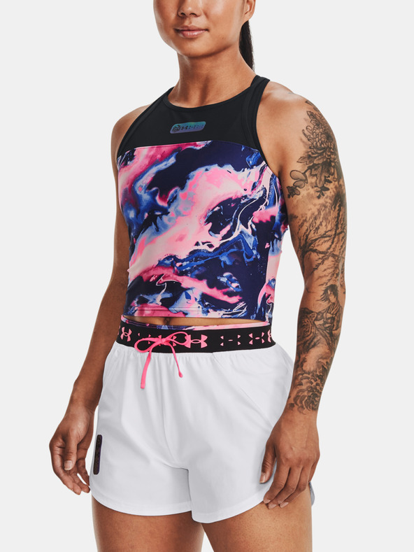 Under Armour Ženska majica brez rokavov Under Armour UA Run Anywhere Crop Tank