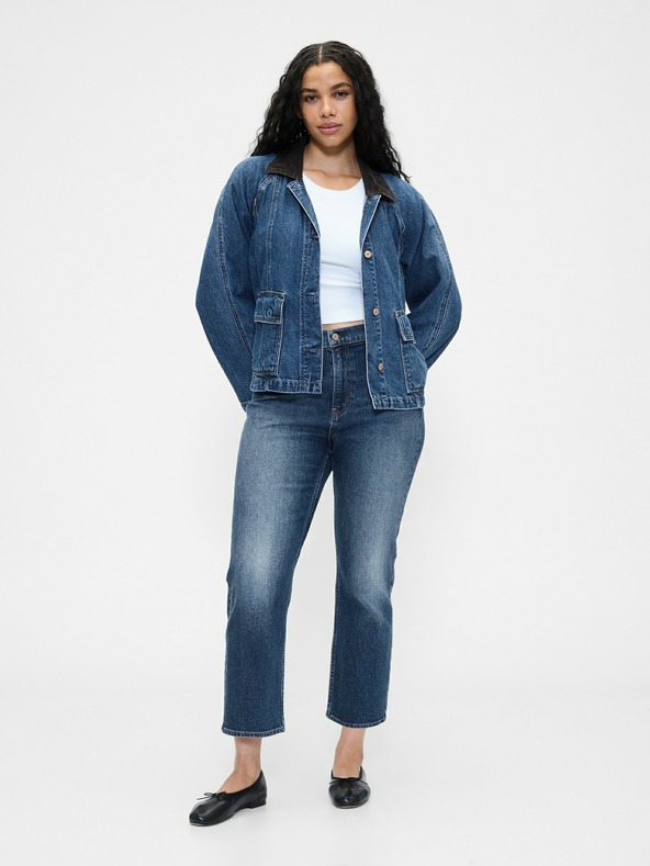 GAP Kavbojke '90s Straight Crop GAP