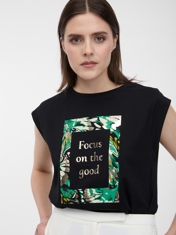 Orsay Črna ženska majica ORSAY