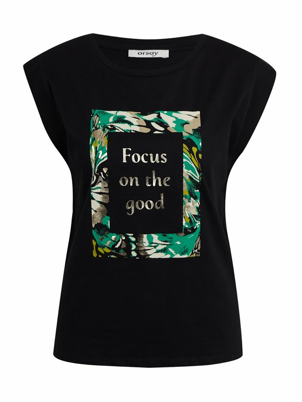 Orsay Črna ženska majica ORSAY
