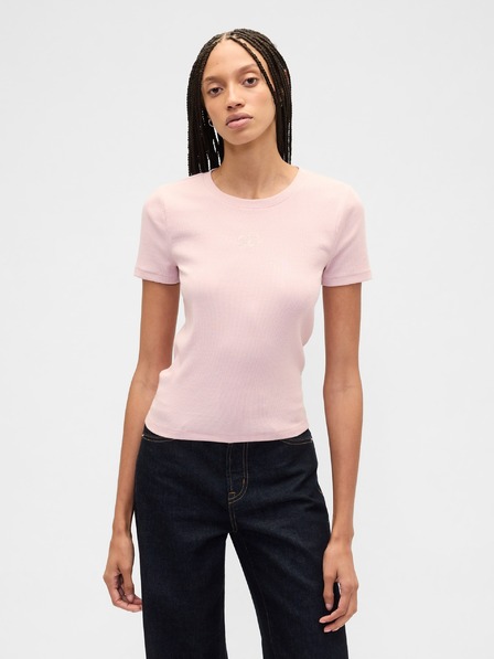 GAP Rebrasta crop majica z logom GAP