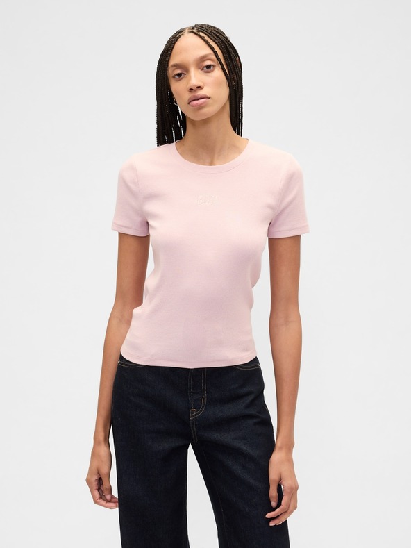 GAP Rebrasta crop majica z logom GAP