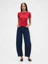 GAP Rebrasta crop majica z logom GAP