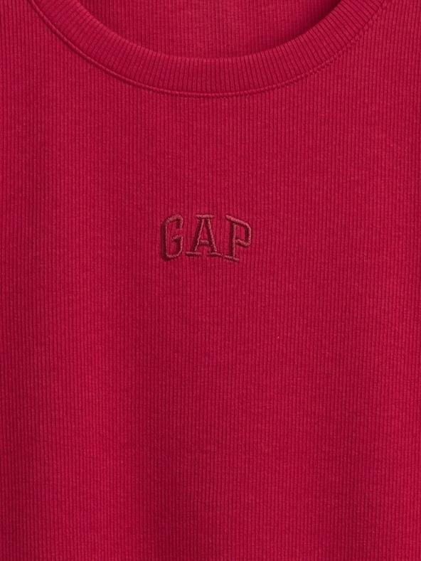 GAP Rebrasta crop majica z logom GAP