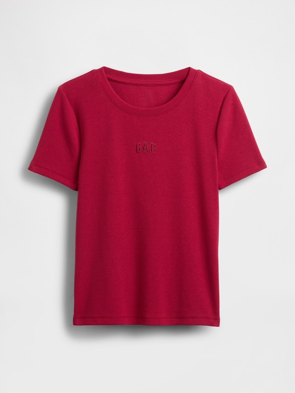 GAP Rebrasta crop majica z logom GAP