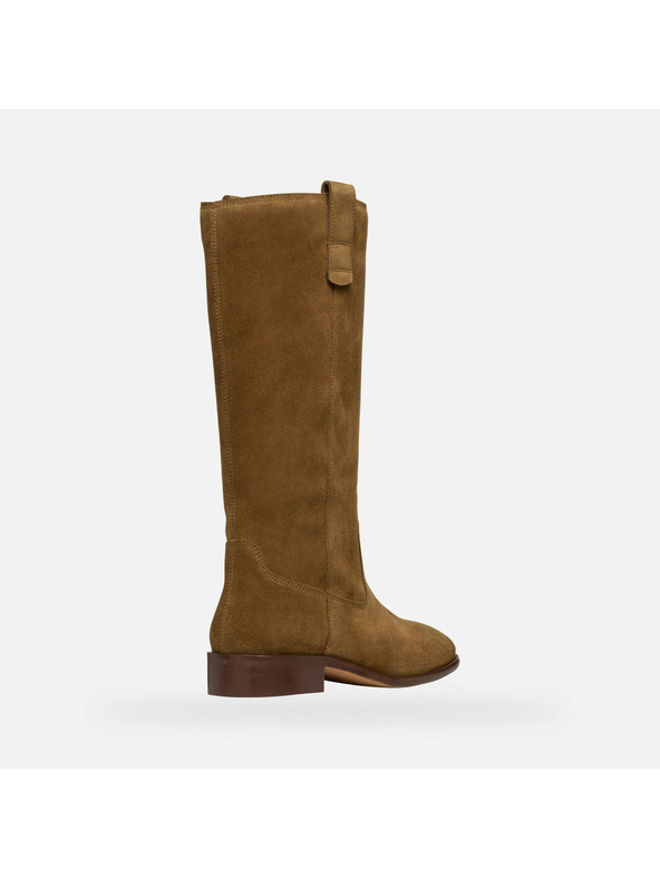 Geox Rjavi ženski škornji Geox Eliebeth