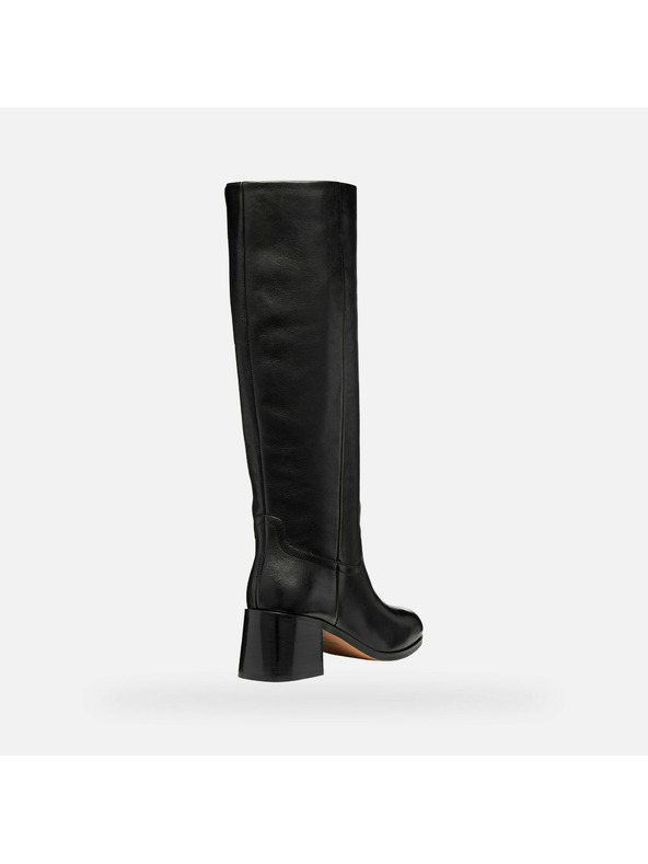 Geox Črni ženski škornji Geox Alnoire