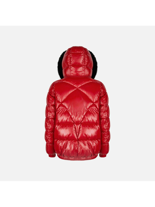 Geox Rdeča ženska perjena jakna Geox Backsie