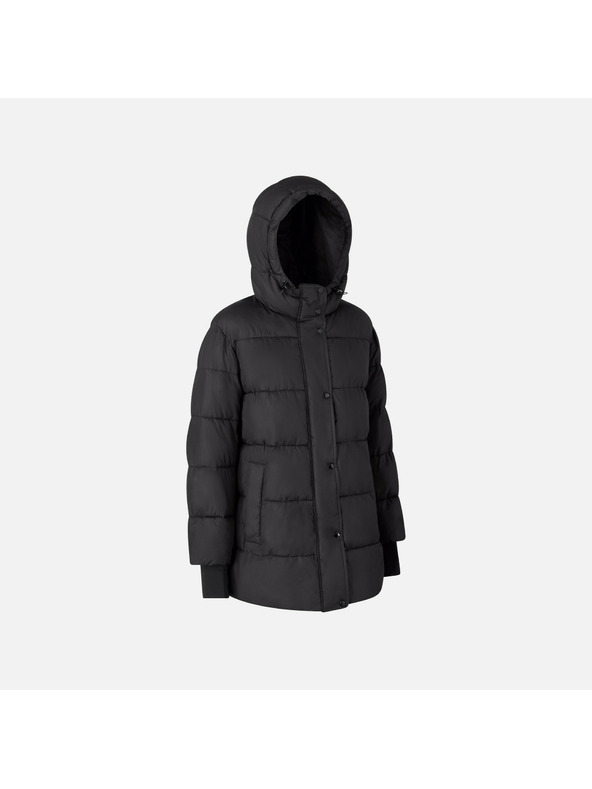 Geox Črna ženska perjena jakna Geox Spherica