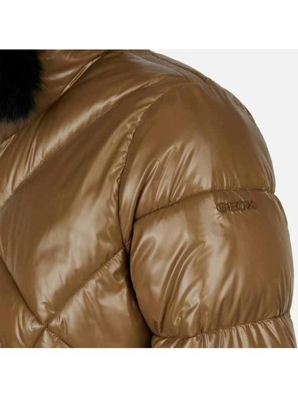 Geox Rjava ženska parka Geox Backsie