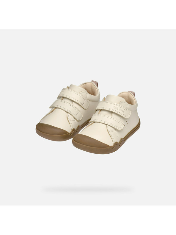 Geox Bele barefoot čevlje za prve korake za deklice Geox Steppieup Girl