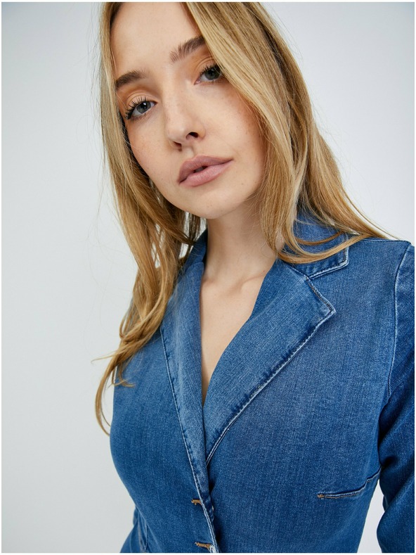 Orsay Modre džins srajčne obleke ORSAY