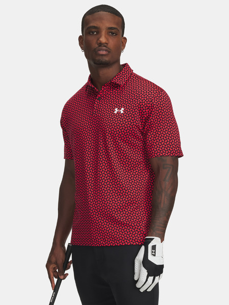 Under Armour Moška majica Under Armour UA T2G Printed Polo-RED